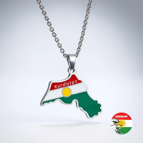 kolye-s-2 Kurdistan Bölgeleri 4 Parça Plaka Dekorasyon