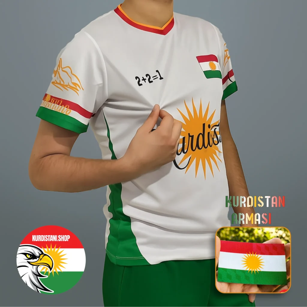 221forma KURDISTAN Bayrağı Desenli Forma