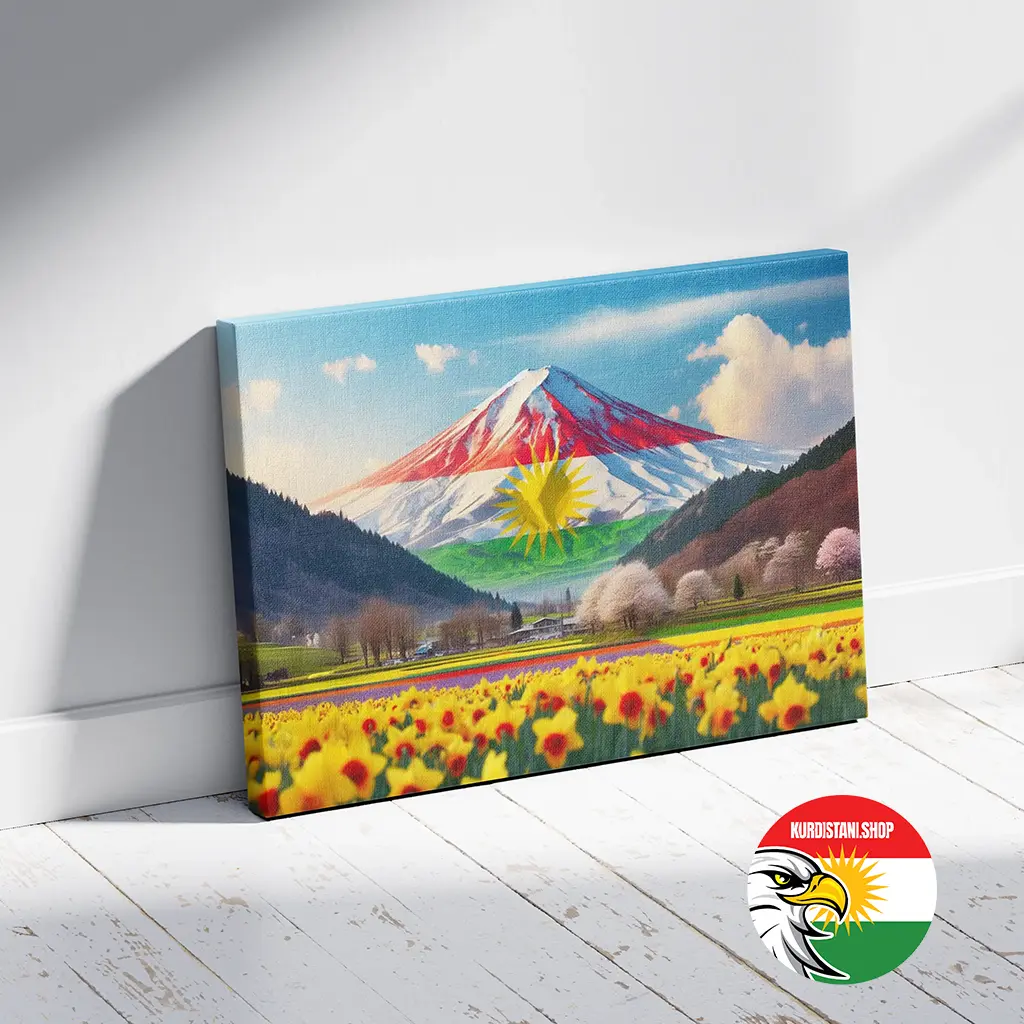 dagg Kurdistan Tablo Kaliteli Kumaş Kanvas Tablo 50*75 cm
