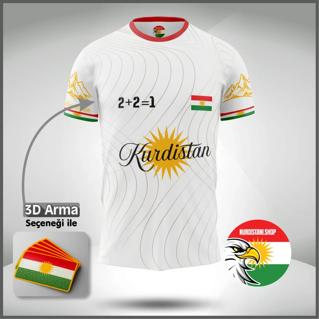 beyaz-kartal-web Efsanevi Tasarım Beyaz Kurdistani Shop Forması | 2025 - 2026 Sezonu